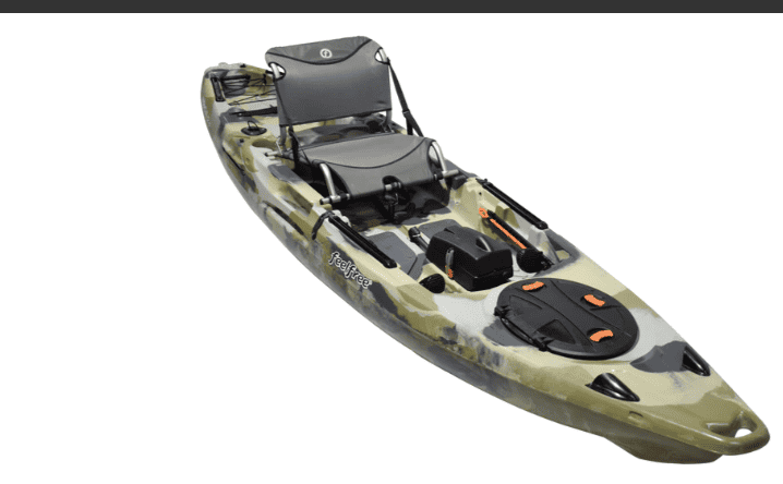 Take your kayak bass fishing experience to a new level with the Feelfree Moken Fishing Kayak. Known for its exceptional maneuverability, comfortable seating, and ample storage, it's an excellent choice for anglers aiming for a fruitful bass fishing session