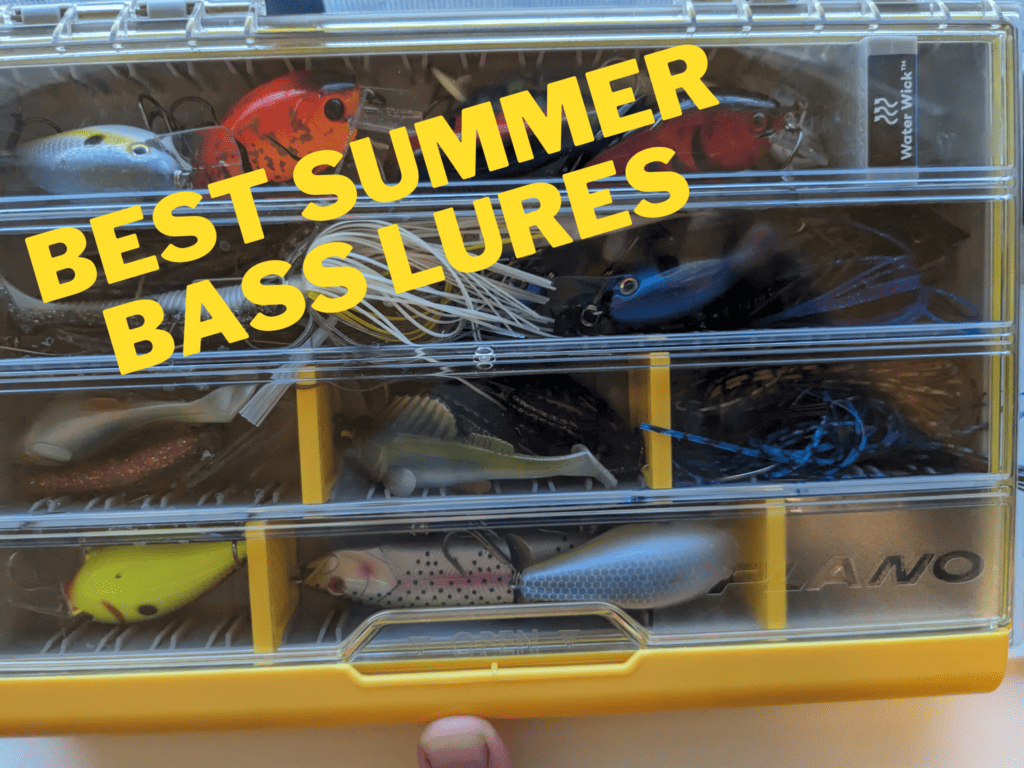 Selection of best summer baits for bass fishing in the Midwest