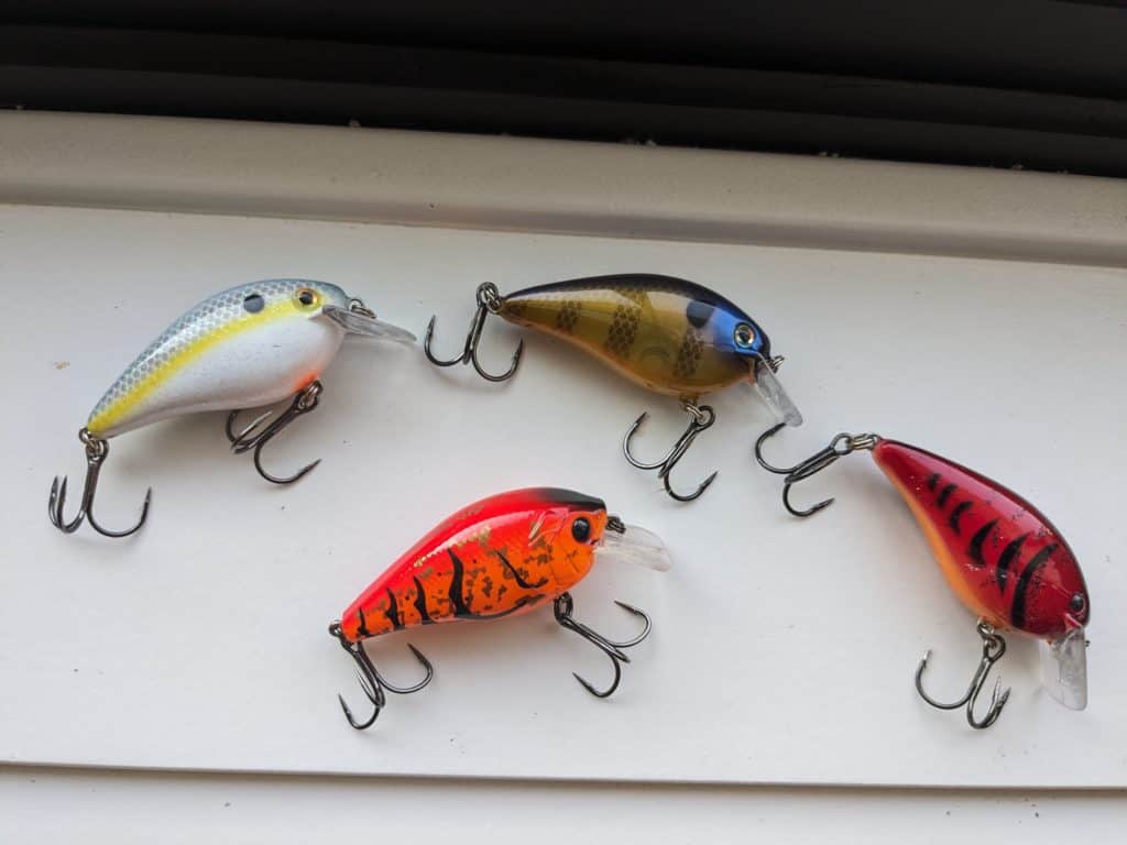 Strike King squarebill crankbaits for summer bass fishing action