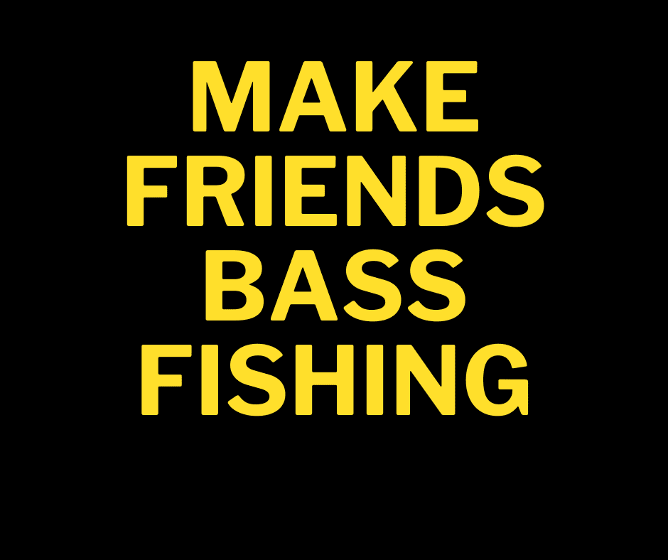 Collage of various methods for bass anglers to connect and make fishing friends, including meet-ups, tournaments, and online communities