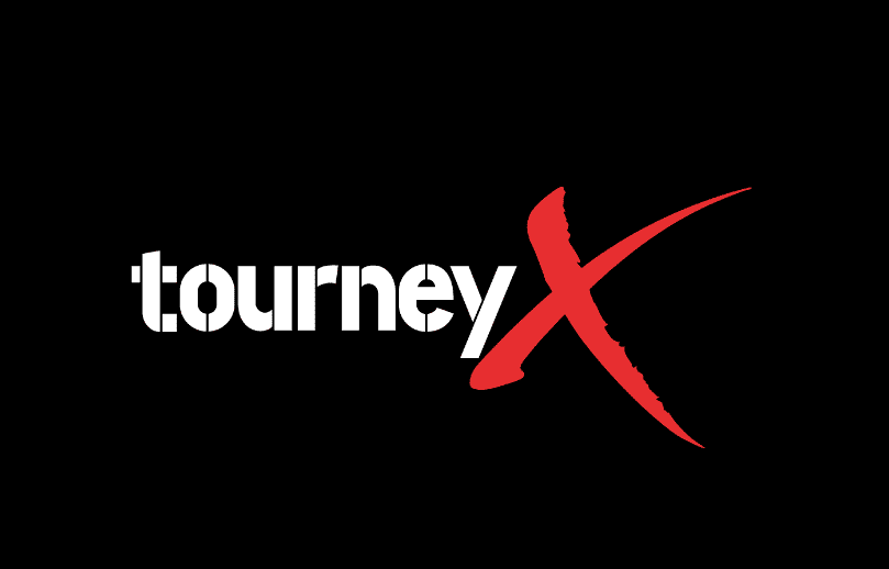 TourneyX platform interface showcasing a tournament system where bass anglers connect and make fishing friends