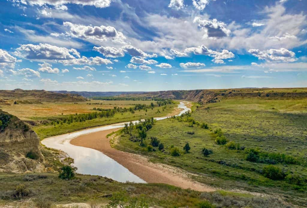 Bass fishing in the state of North Dakota